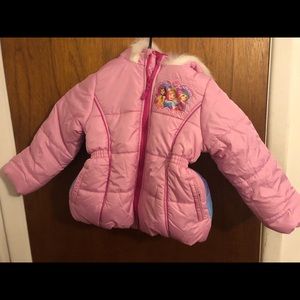 Disney Princess Coat with Hood, Size 5, NWT